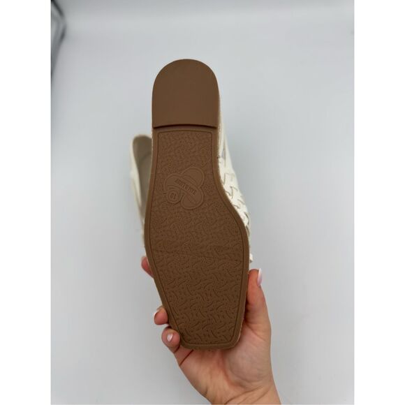 NWT Sam & Libby Womens White Asha Saddle Espadrille Woven Sandals Size 10 - Picture 8 of 8